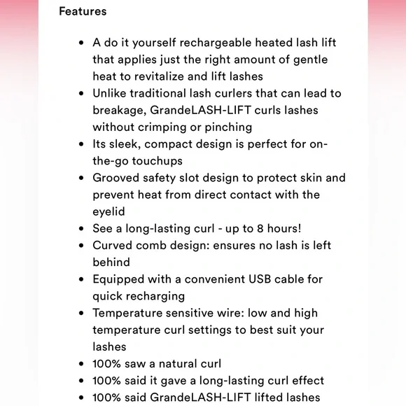 GrandeLASH-LIFT Heated Lash Curler - Picture 2 of 9